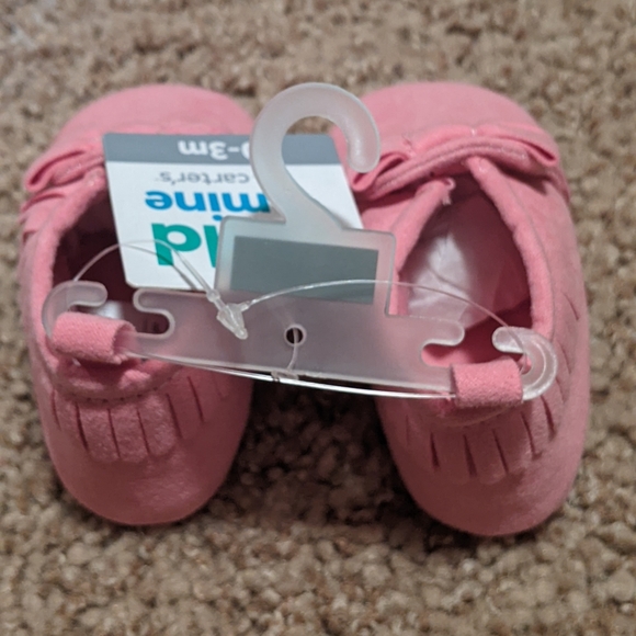 Pink Infant Moccasins - Picture 3 of 4